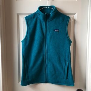 Patagonia better sweater vest Elwah blue size M